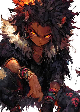 Feline Warrior Digital Art