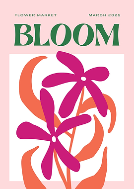 Bloom Flower Market Poster