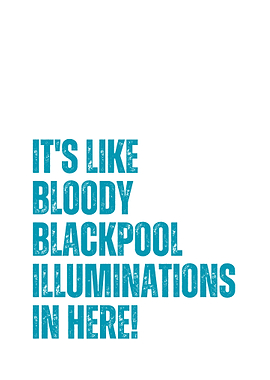 Blackpool Illuminations Text Art