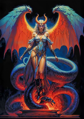 Queen Lilith with Serpent