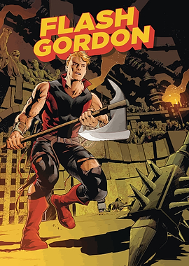 Flash Gordon Comic Book Cover Art