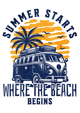 Summer Starts Where The Beach Begins