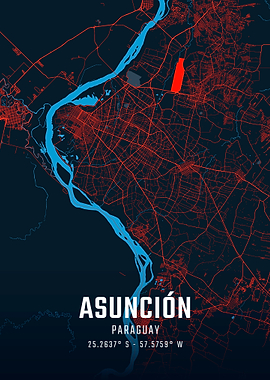 Asunción City Map