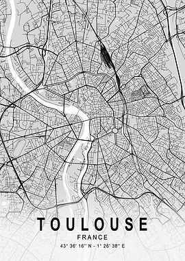 Toulouse Light City Map
