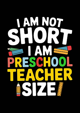 Preschool Teacher Size