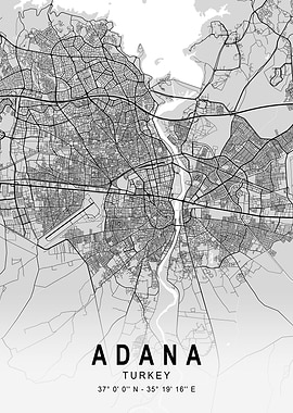 Adana Light City Map