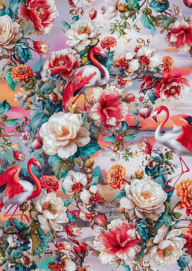 Flamingo Sunset Vibes