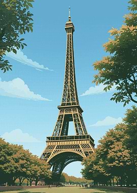 Eiffel Tower in Paris