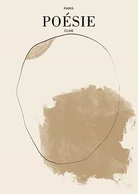 Paris Poésie Club Abstract Art