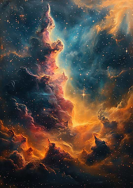 Nebula Space Art