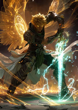 Winged Warrior Sword