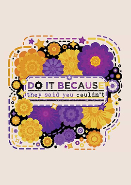 Do it because they said you couldn't [nonbinary]