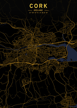 Cork Golden City Map