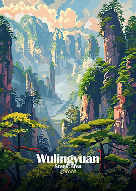 Wulingyuan Scenic Area, China