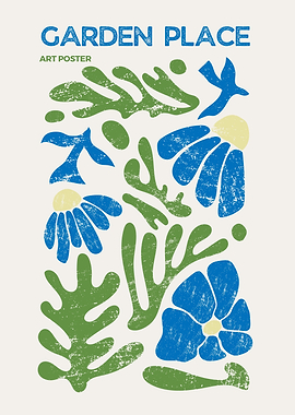 Garden Place Art Poster