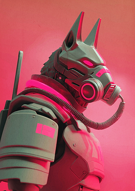 Cyberpunk Anubis Warrior