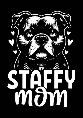 Staffy Mom Dog
