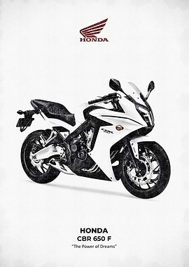 Honda CBR 650 F Motorcycle Sketch Art
