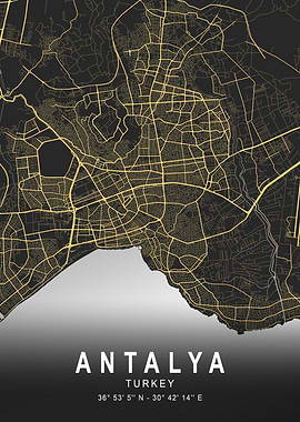 Antalya Silver City Map