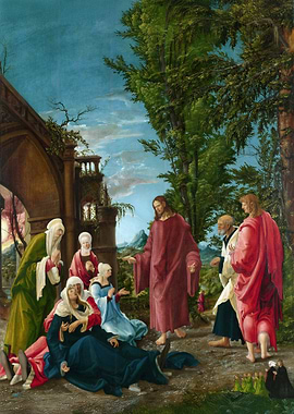 Christ taking Leave of his Mother