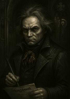Gothic Beethoven Portrait