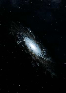 Spiral Galaxy in Deep Space