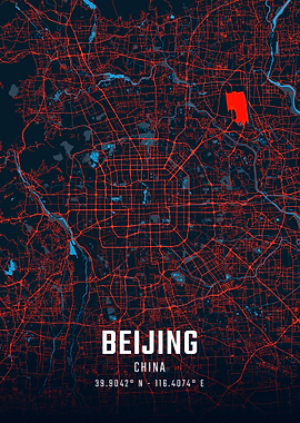 Beijing City Map