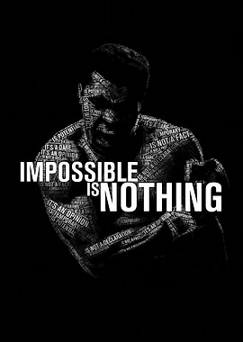 Impossible Is Nothing Motivational Quote