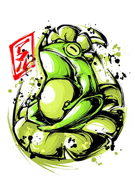 Green Frog Ink