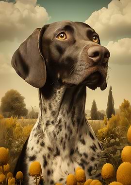German Shorthaired Pointer Portrait