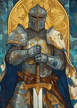 Medieval Knight with Sword