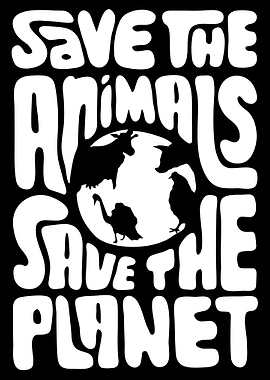Save Animals, Save Planet Graphic