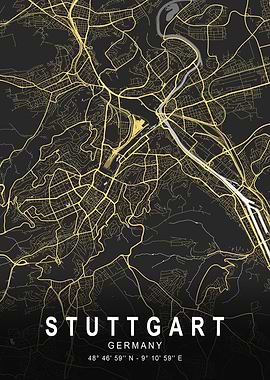 Stuttgart Silver City Map