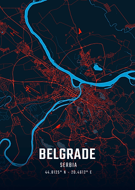 Belgrade City Map