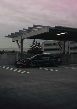 Black C5 Corvette