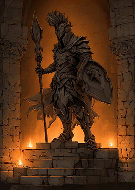 Stone Knight Ancient Ruins