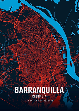 Barranquilla City Map