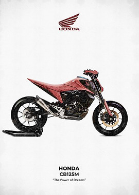 Honda CB125M Sketch art