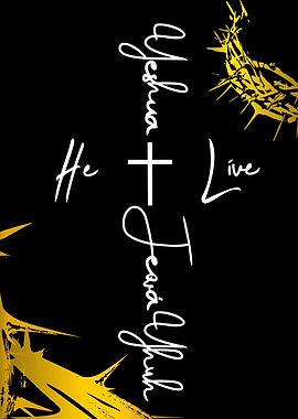 Yeshua Lives: Religious Text Art