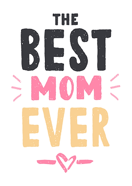 Best Mom Ever Wall Art - Thoughtful Mother's Day Gift for Home Decor