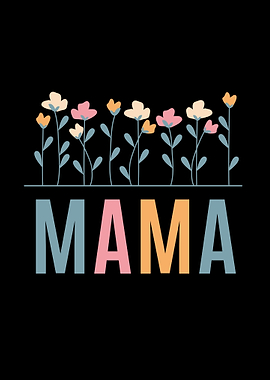 MAMA Floral Wall Art – Sentimental Mother’s Day Gift & Home Decor