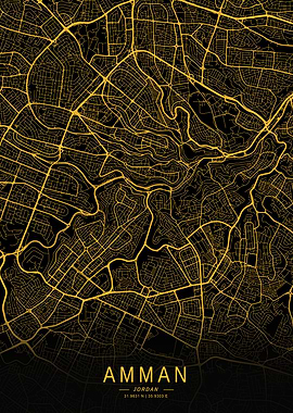 Golden Amman City Map