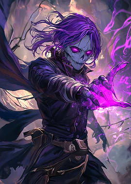 Purple Magic Wielder