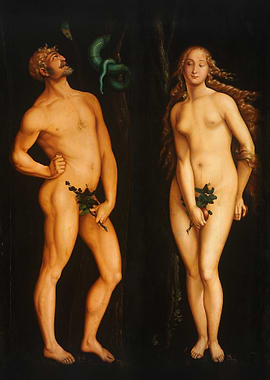 Adam and Eve painting