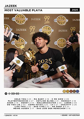 Jazeek Album Cover Most Valuable Playa