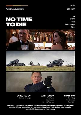 No Time to Die Movie Poster