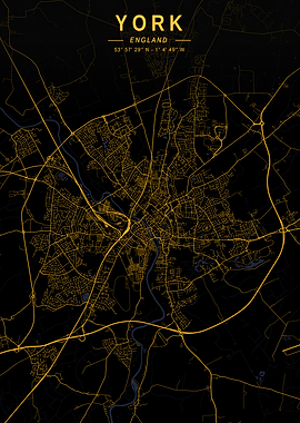 York Golden City Map