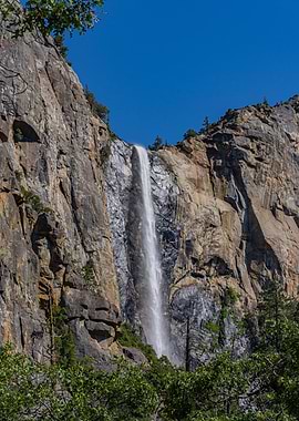 Yosemite Falls: Majestic Waterfall Landscape