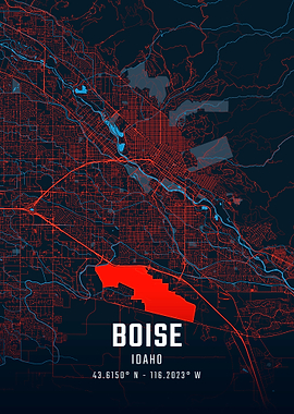 Boise City Map