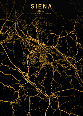 Siena Golden City Map